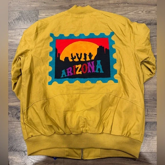 New Starter NFL Super Bowl LVII 57 Arizona MSX Michael Strahan Varsity Jacket XL - Picture 2 of 4